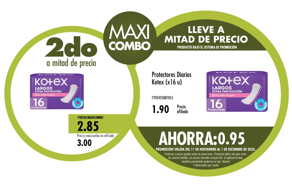 Maxicombo mitad de precio 26