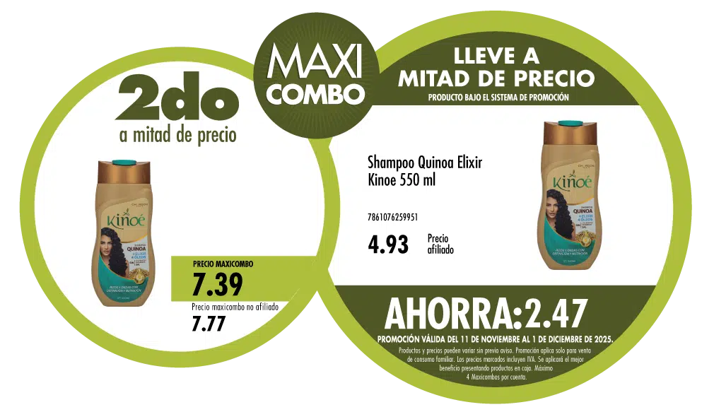 Maxicombo mitad de precio 29
