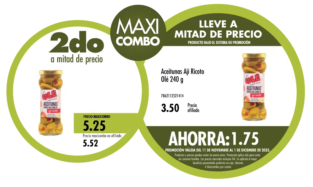 Maxicombo mitad de precio 3
