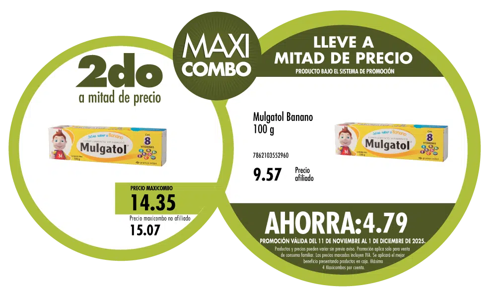Maxicombo mitad de precio 5