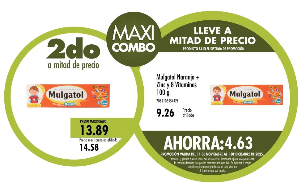 Maxicombo mitad de precio 6