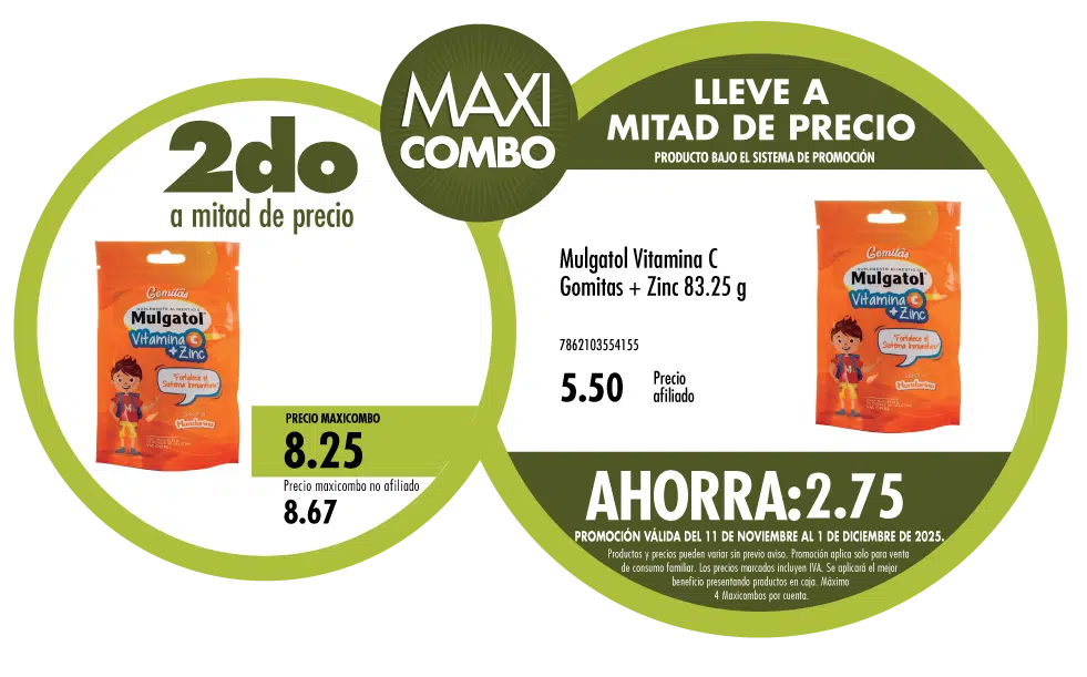 Maxicombo mitad de precio 7