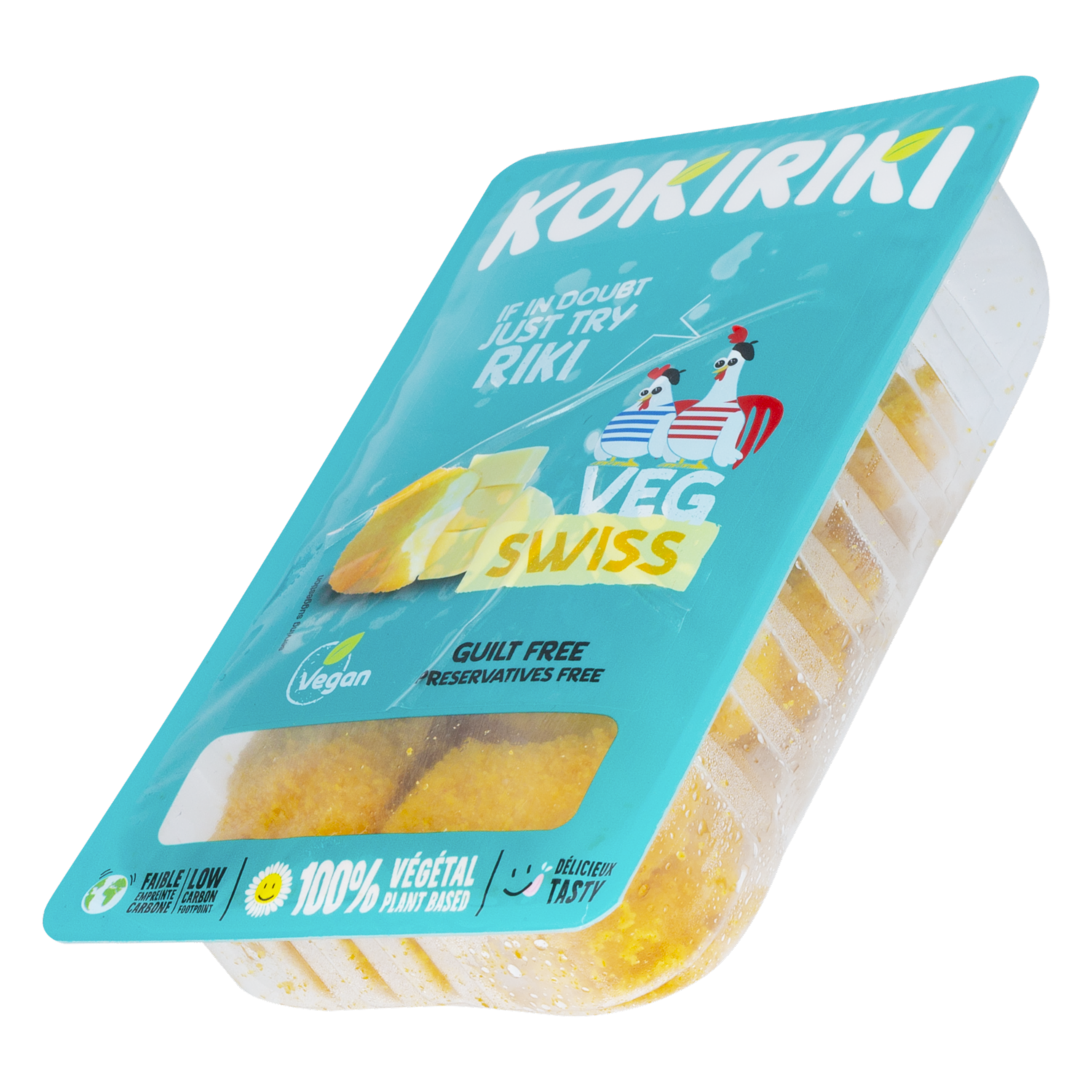Nuggets Veganos Sabor A Queso Suizo KOKIRIKI 200 G