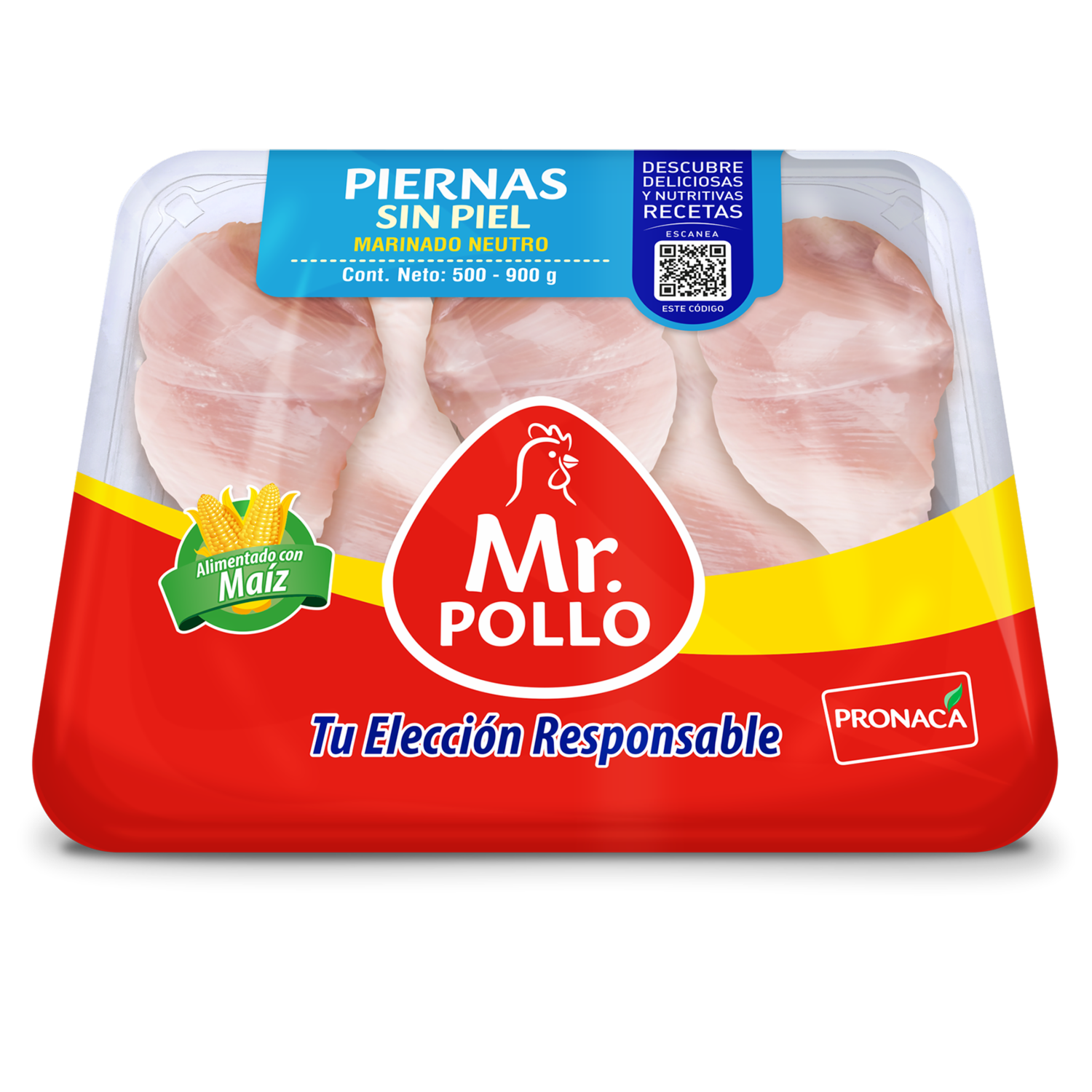 Piernas De Pollo Sin Piel MR. POLLO Al Peso