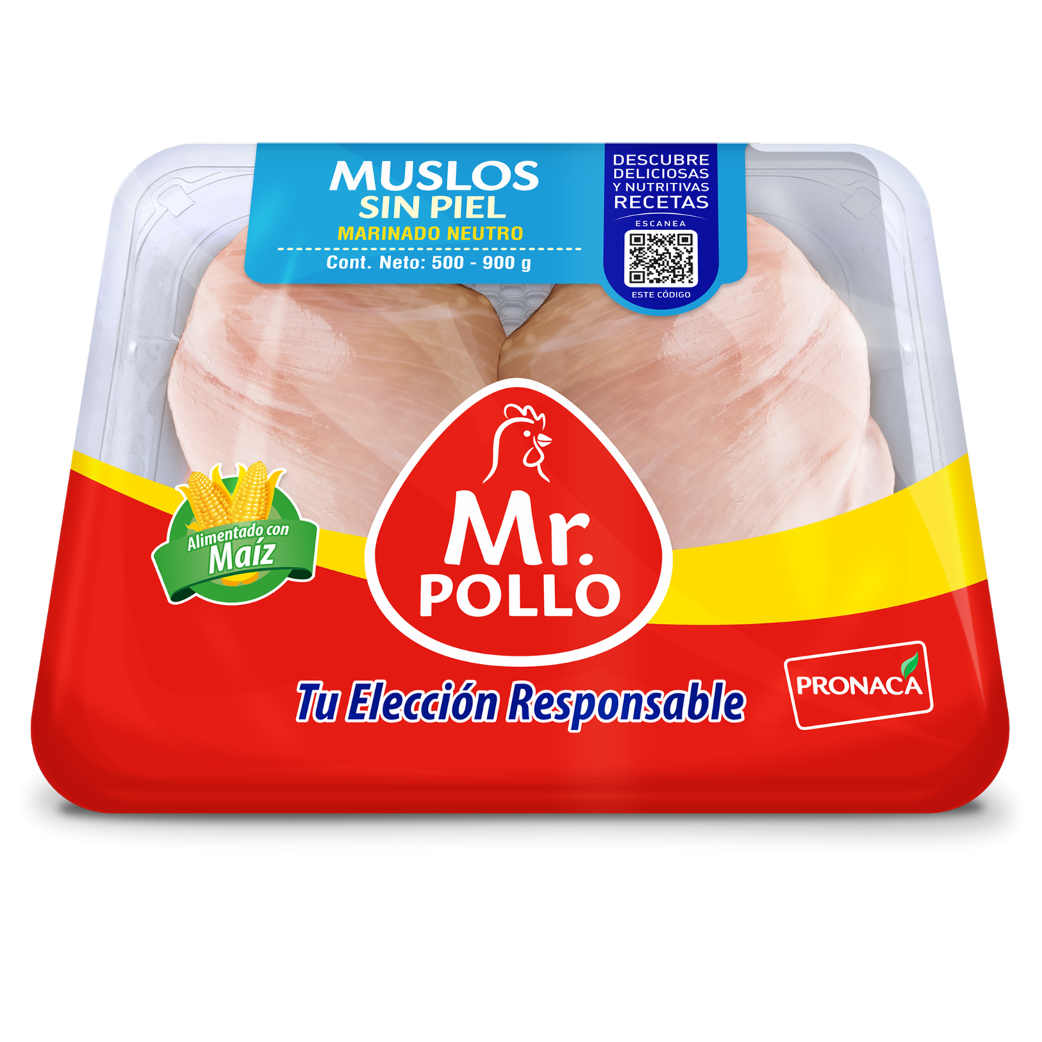 Muslos De Pollo Sin Piel MR. POLLO Al Peso