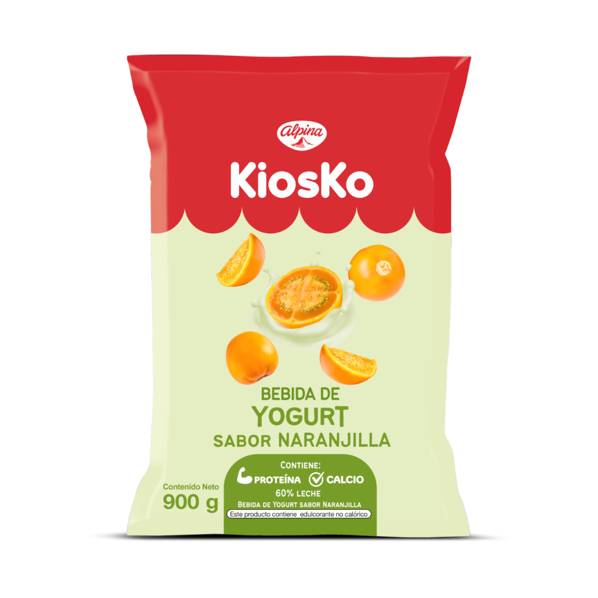 Yogurt Bebible Sabor Naranjilla Funda KIOSKO 900 G