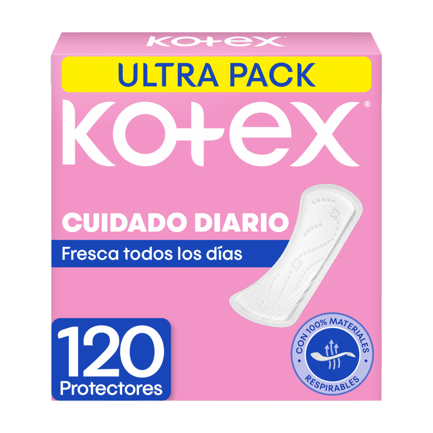 Protectores Diarios Normal KOTEX X 120 Uds