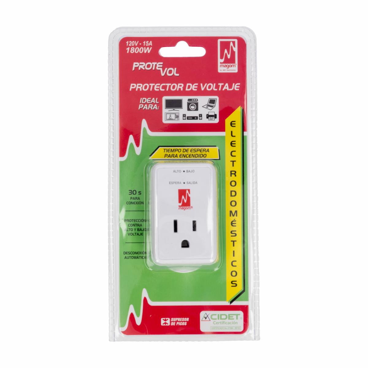 Protector De Voltaje Slim 1800 Watts MAGOM Unidad