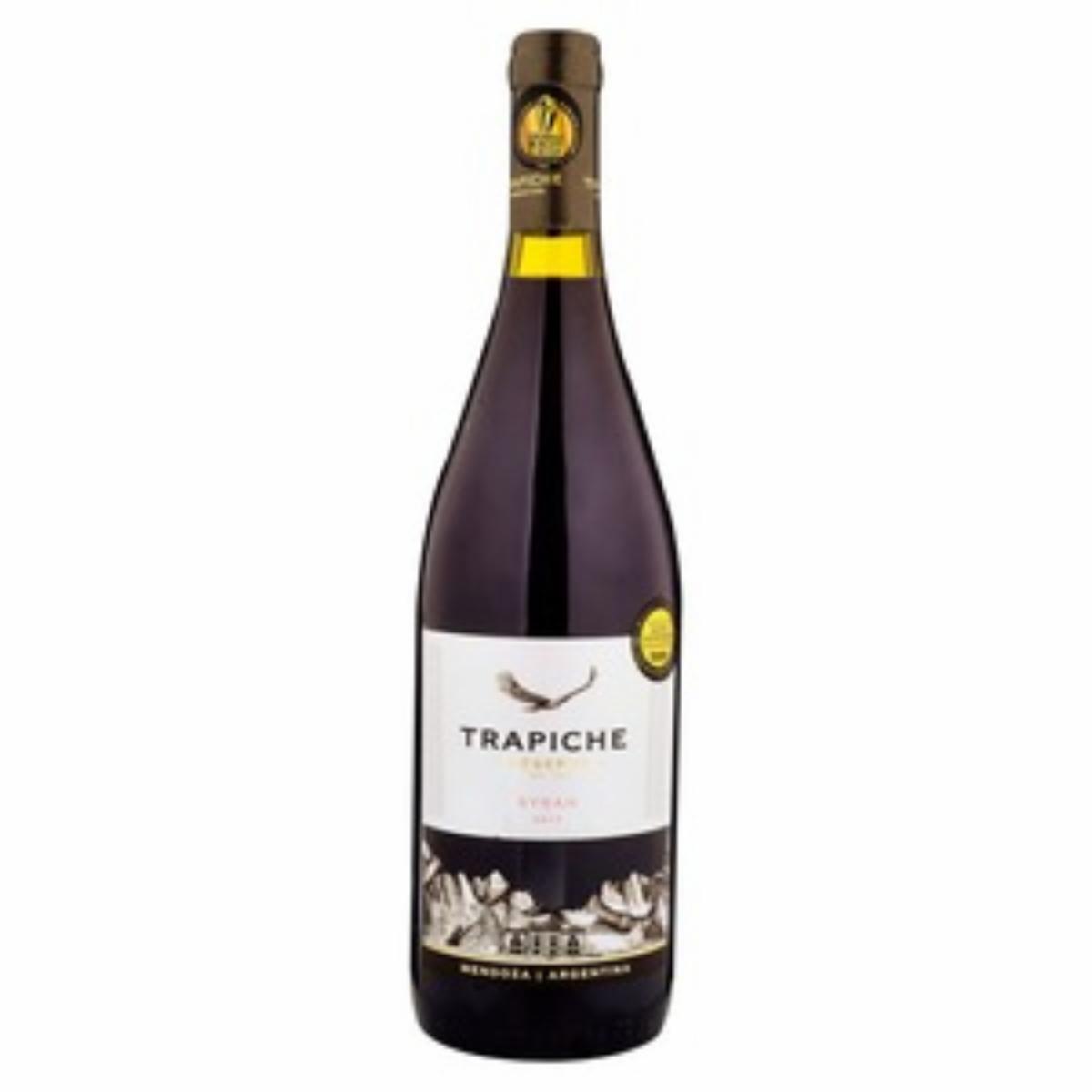 Vino Tinto Syrah Roble TRAPICHE 750 Ml