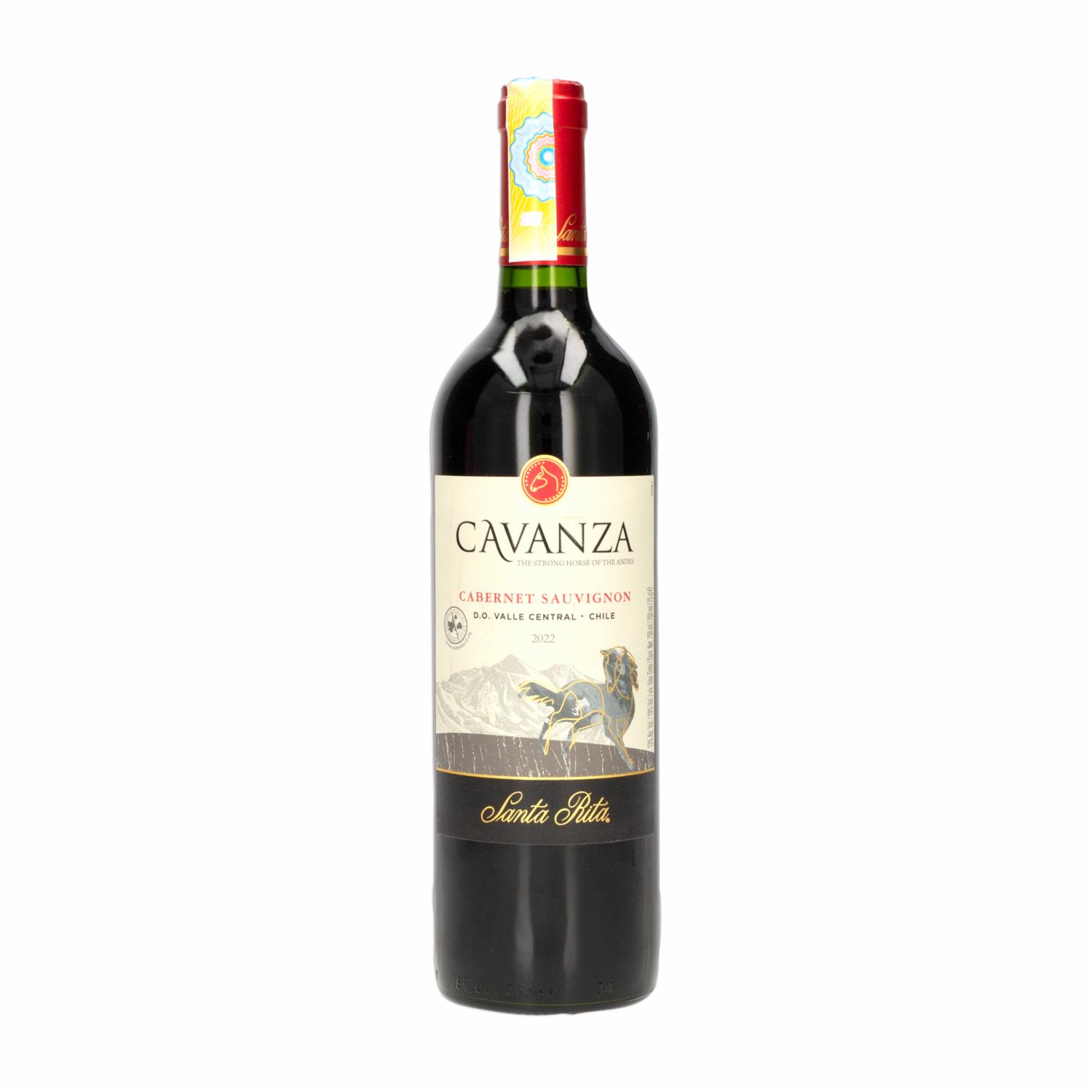 Vino Tinto Cavanza Cabernet Sauvignon SANTA RITA 750 Ml