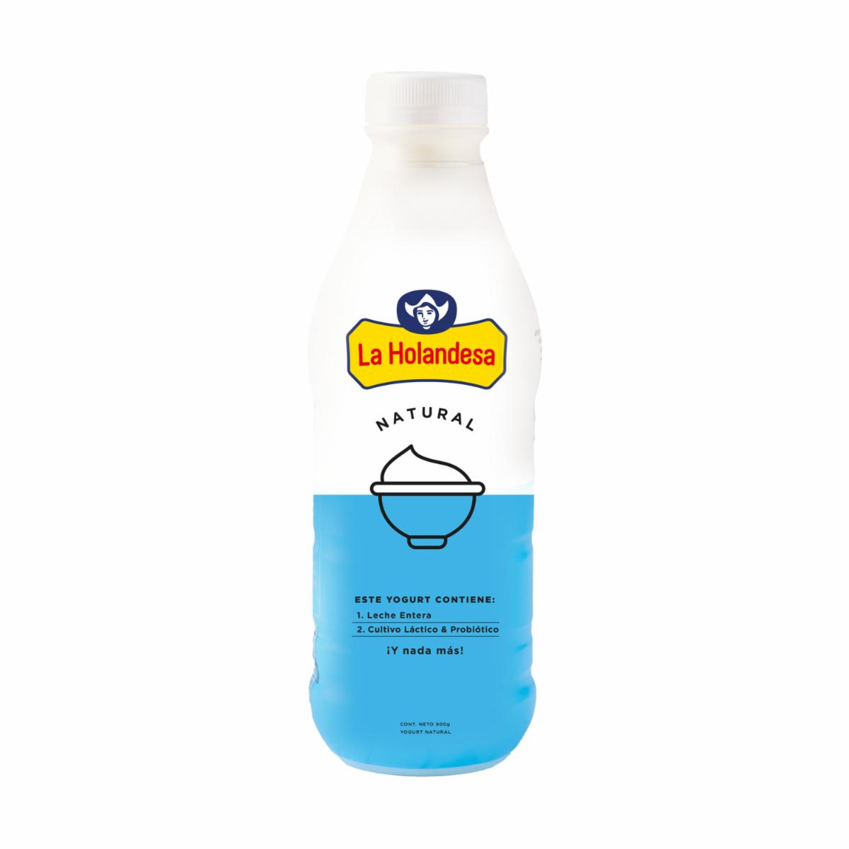 Yogurt Natural Con Leche Entera LA HOLANDESA 900 G
