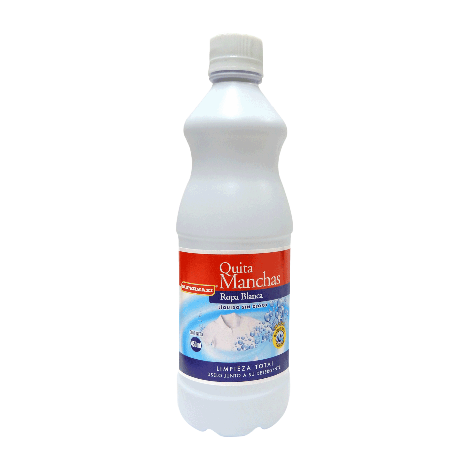 Quita Manchas Líquido Para Ropa Blanca SUPERMAXI 450 Ml