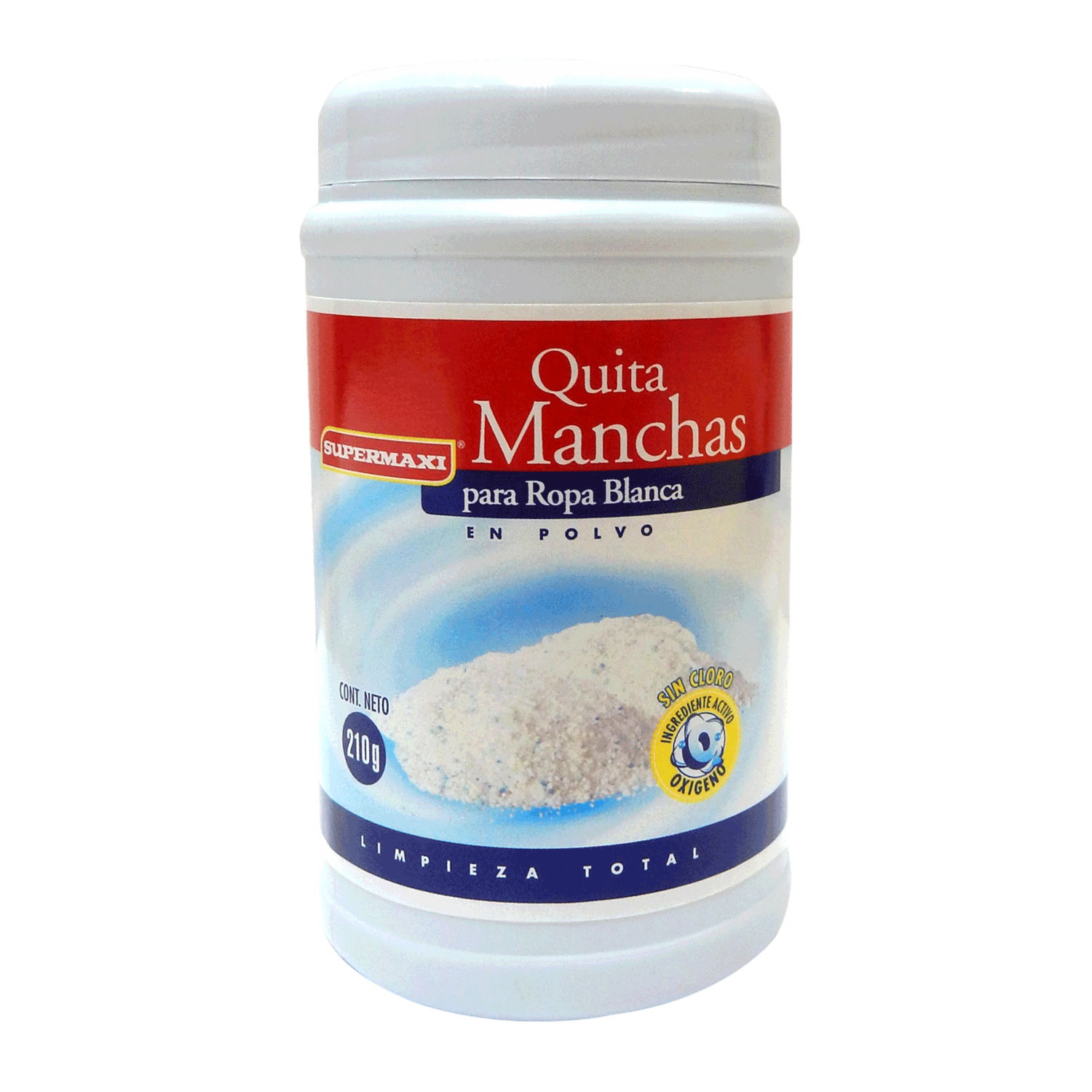 Quita Manchas En Polvo Para Ropa Blanca SUPERMAXI 210 G