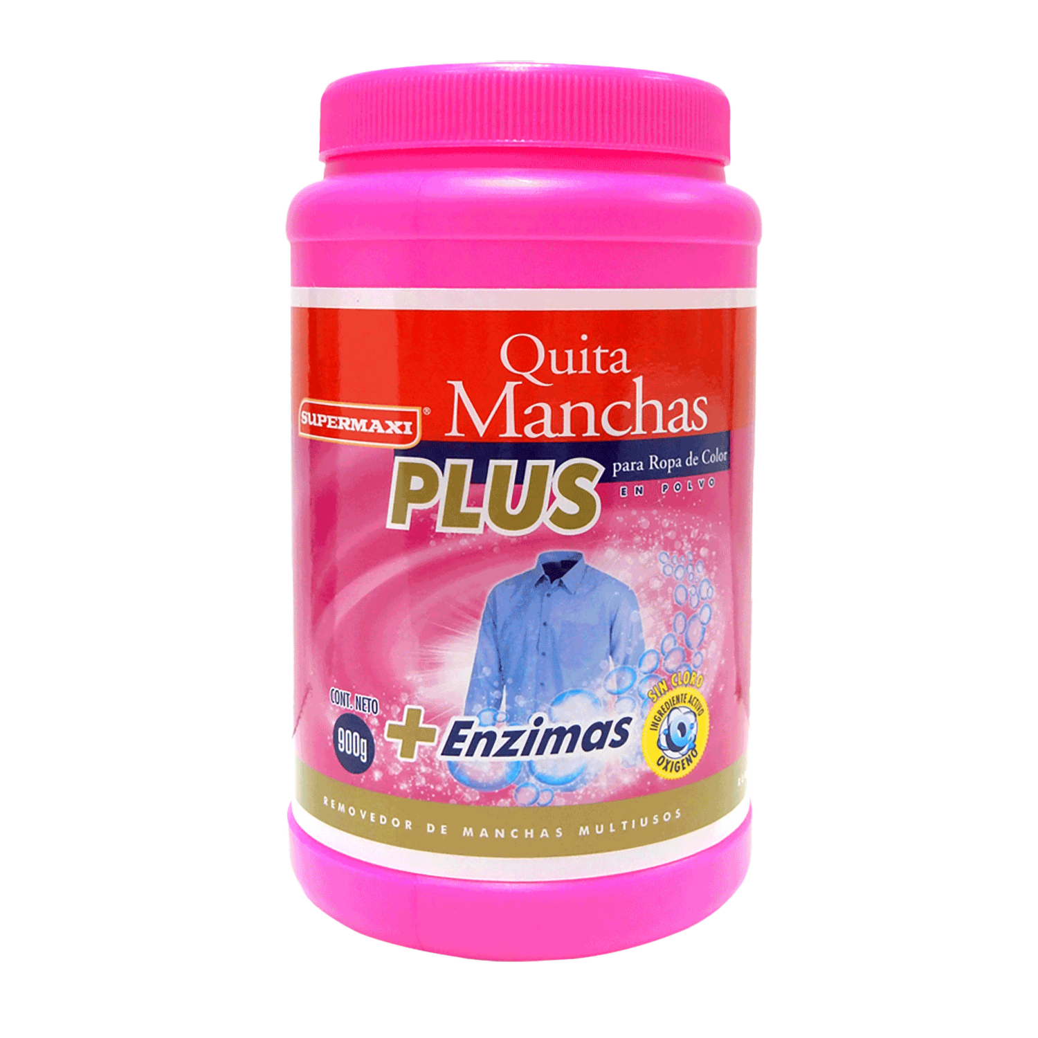 Quita Manchas Plus En Polvo Para Ropa De Color Con Enzimas SUPERMAXI 900 G