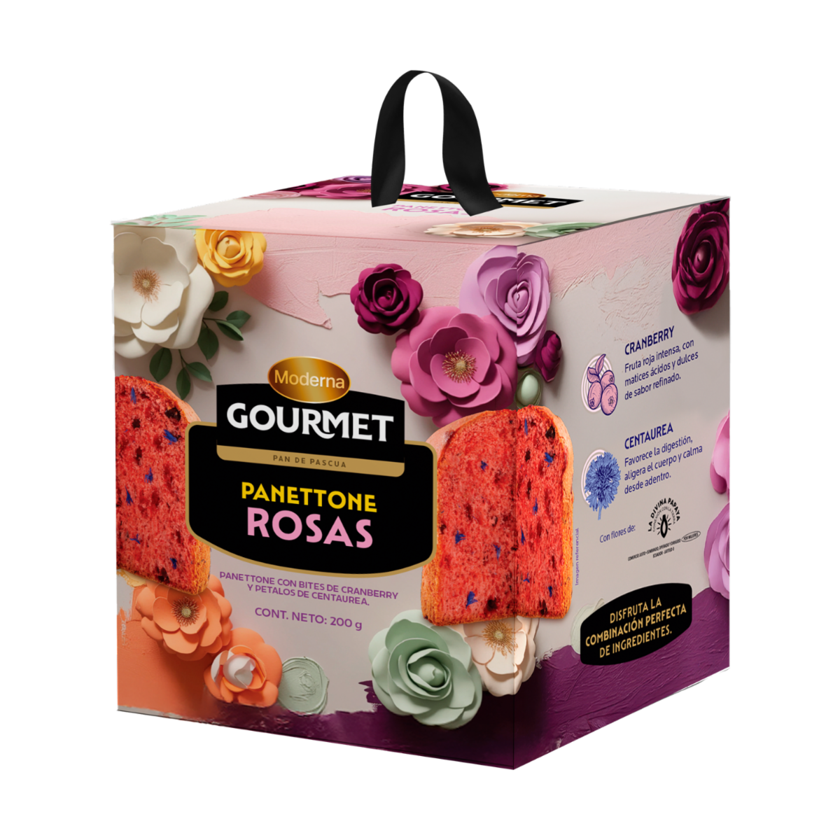 Panettone Gourmet Mini Rosas MODERNA 200 G