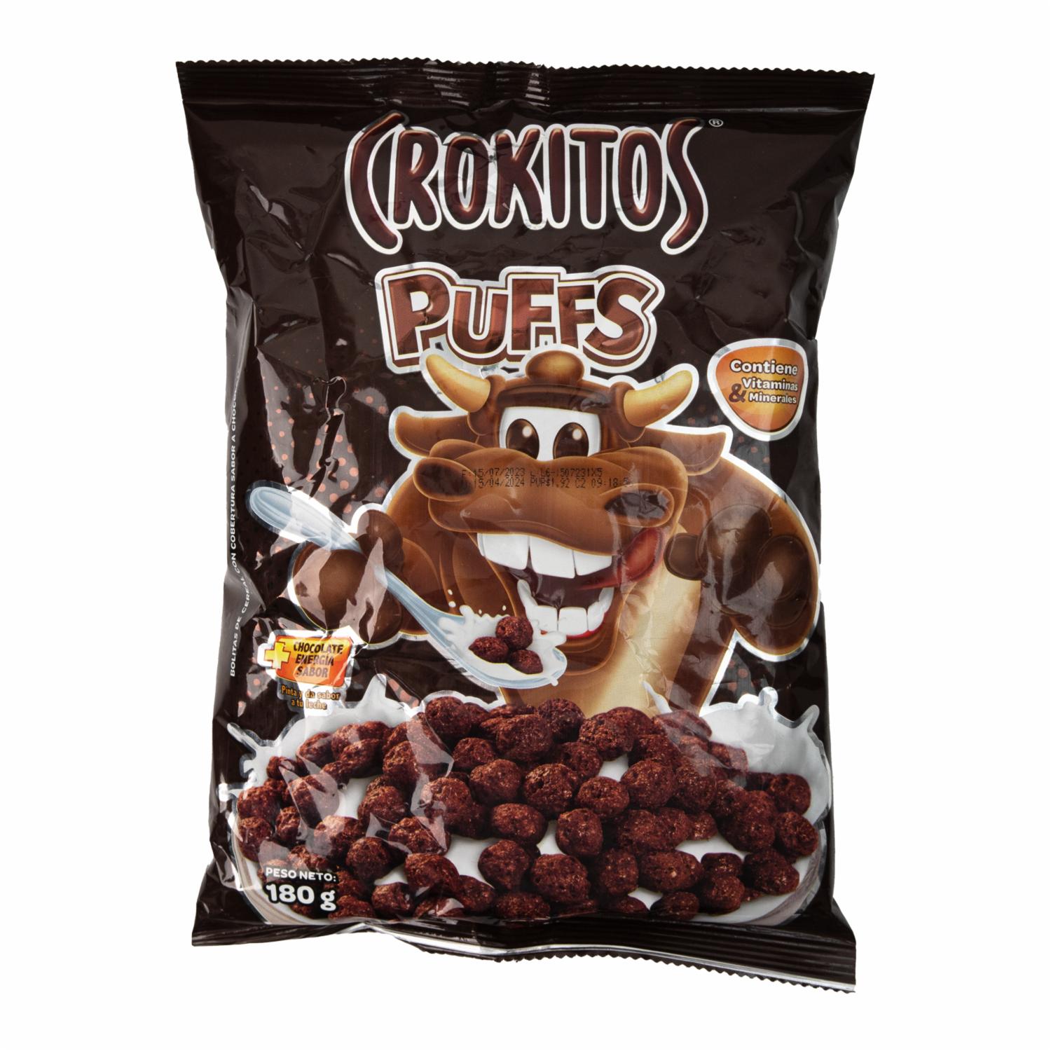 Cereal En Bolitas Sabor A Chocolate CROKITOS 180  G