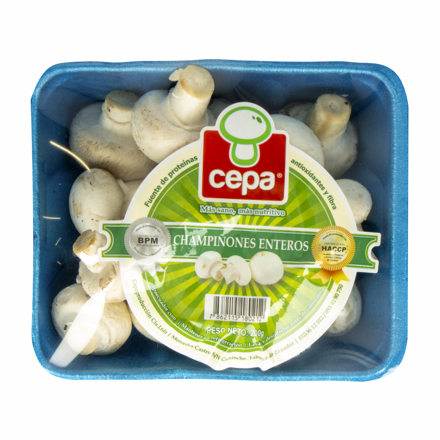 Champiñónes Fresco Entero CEPA 200 G