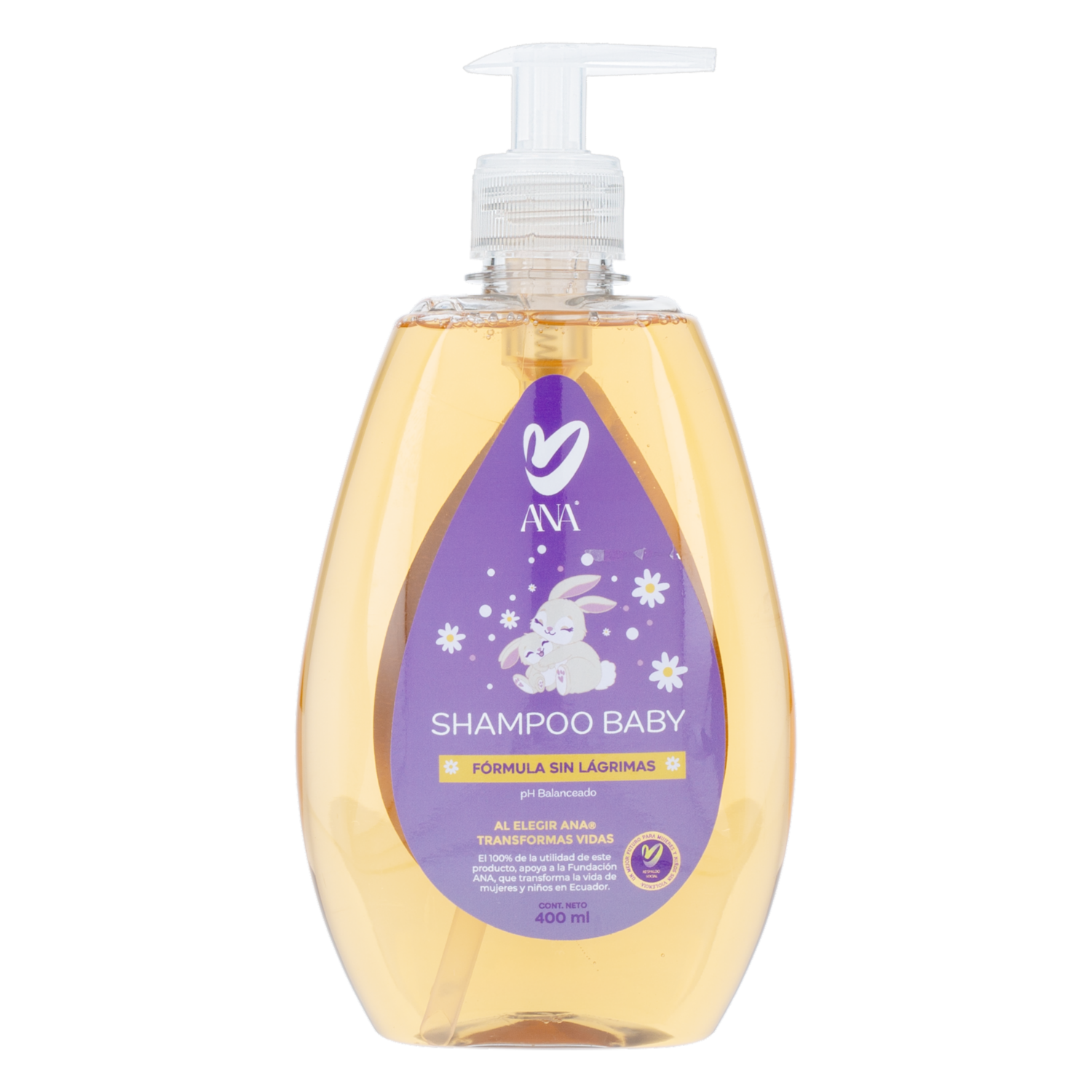 Shampoo Capilar Baby Fórmula Sin Lágrimas ANA 400 Ml