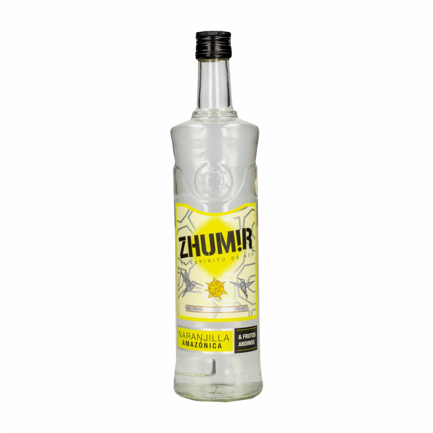 Aguardiente Naranjilla y Frutos Andinos ZHUMIR 700 Ml