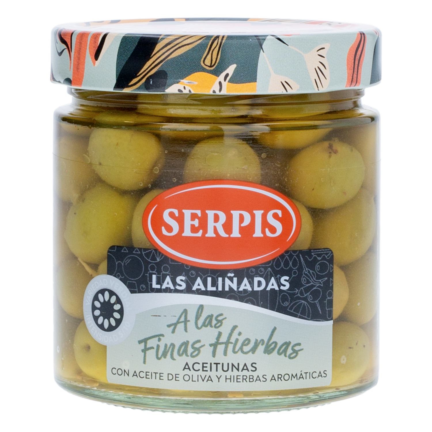Aceitunas A Las Finas Hierbas SERPIS 400 G
