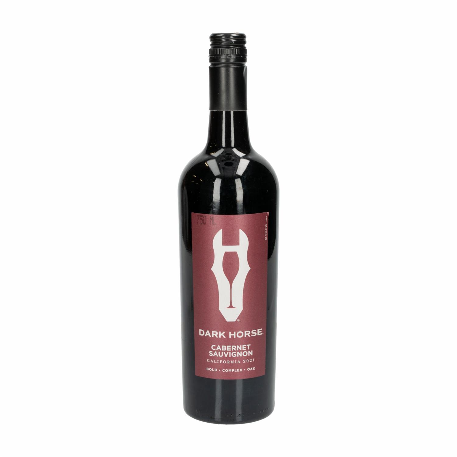 Vino Tinto Cabernet Sauvignon 14.5% Alc. Vol. Dark Horse 750 Ml