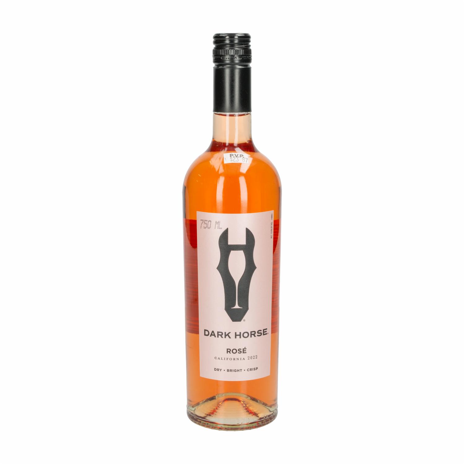 Vino Rosado Dry 13% Alc. Vol. Dark Horse 750 Ml