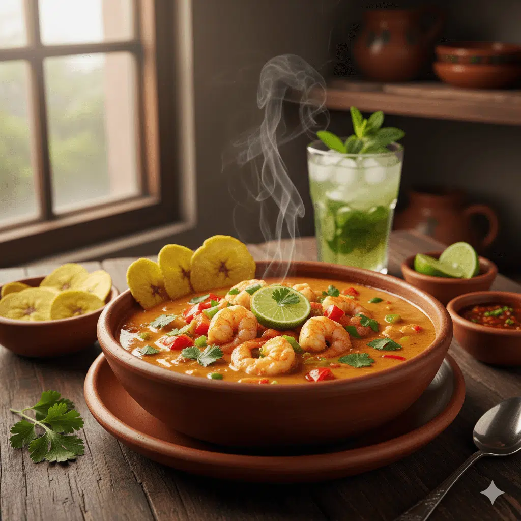 Encocado de camarón