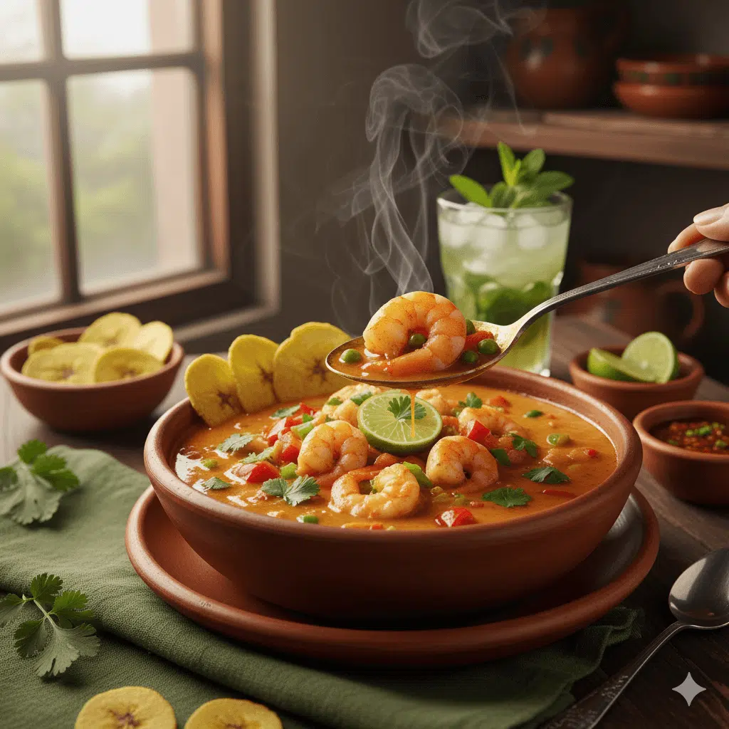 Encocado de camarón