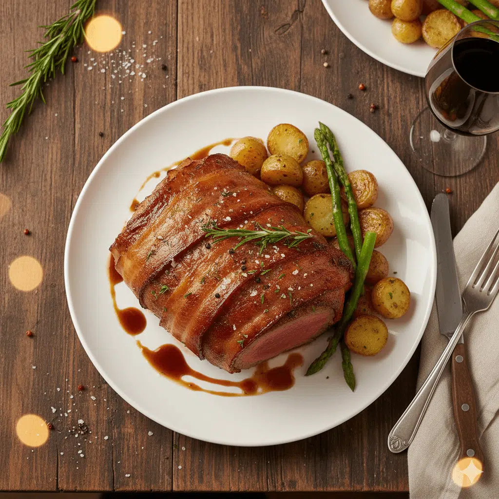 Lomo envuelto en tocino