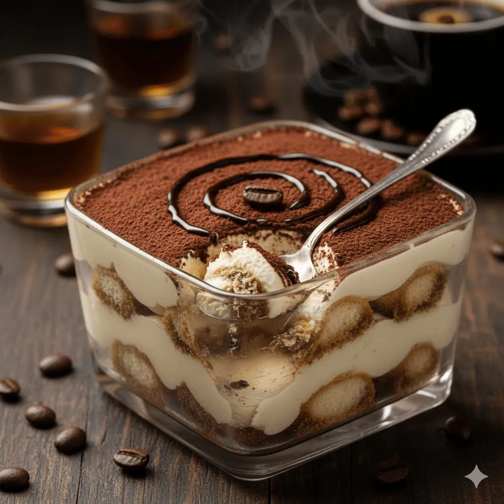 Tiramisú Casero con un Toque de Licor de Café