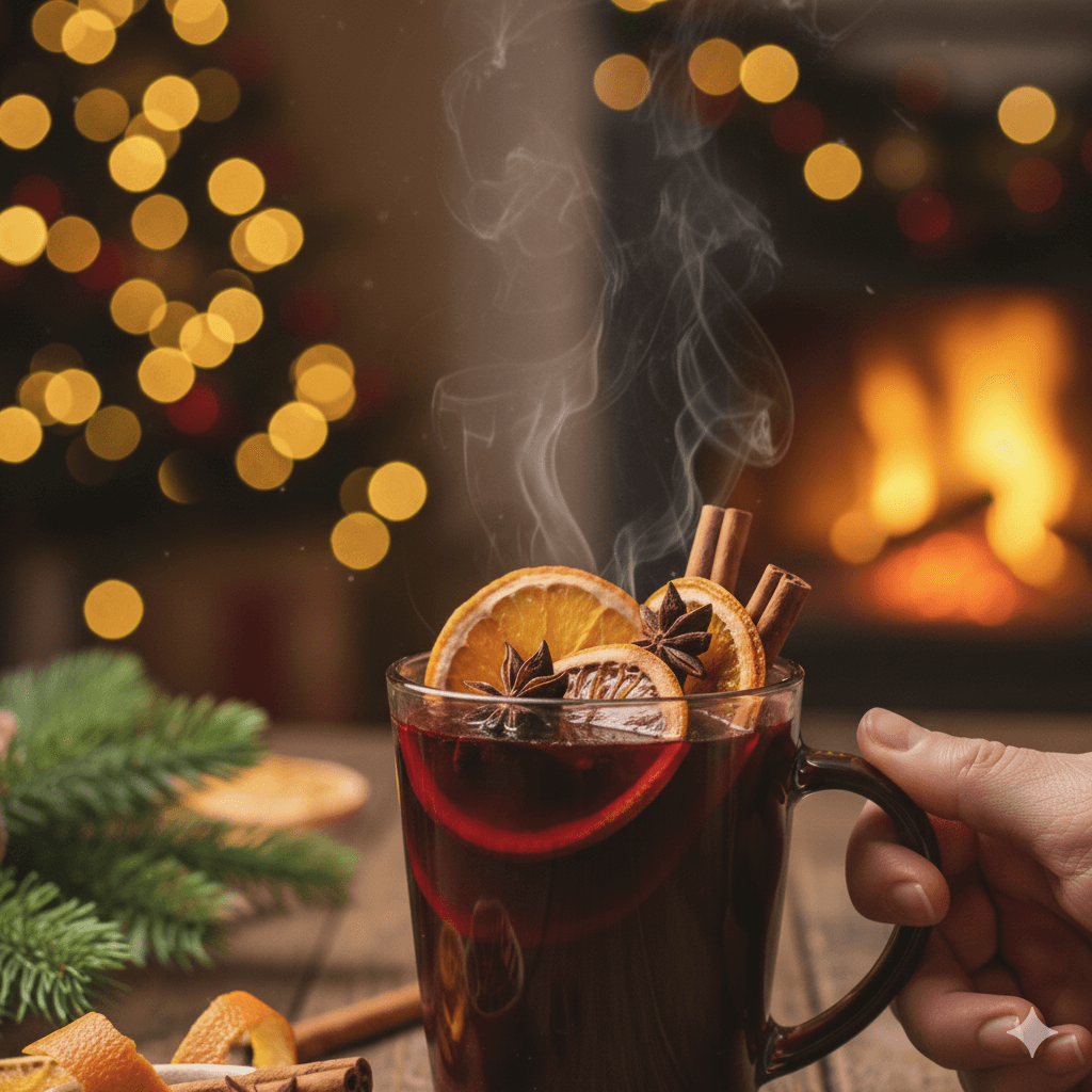 Vino hervido Navideño