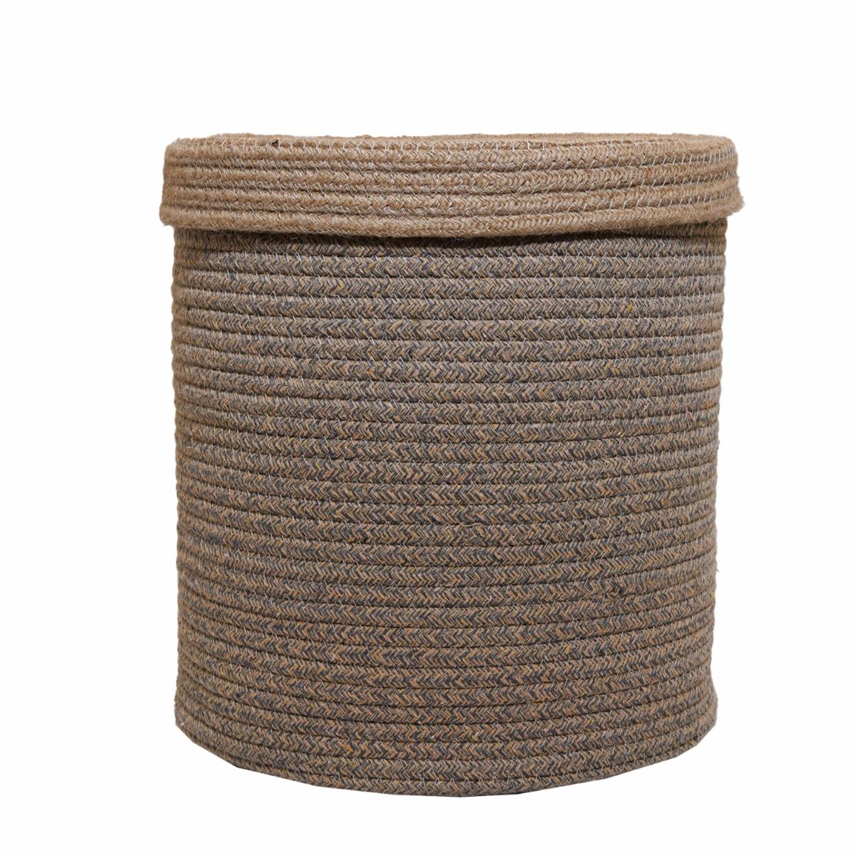 Cesta Multiuso Color Gris Sin Azas FREE HOME Unidad