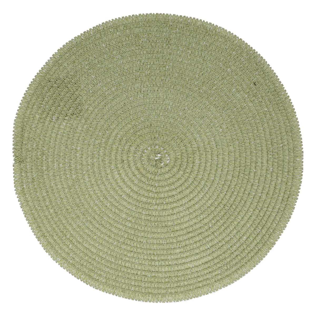 Individual Redondo Tejido Vicky Verde FREE HOME 38 Cm