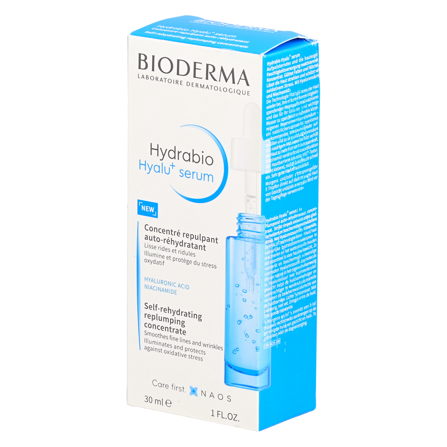 Sérum Facial Hidratante Con Ácido Hyalurónico Hidrabio BIODERMA 30 Ml