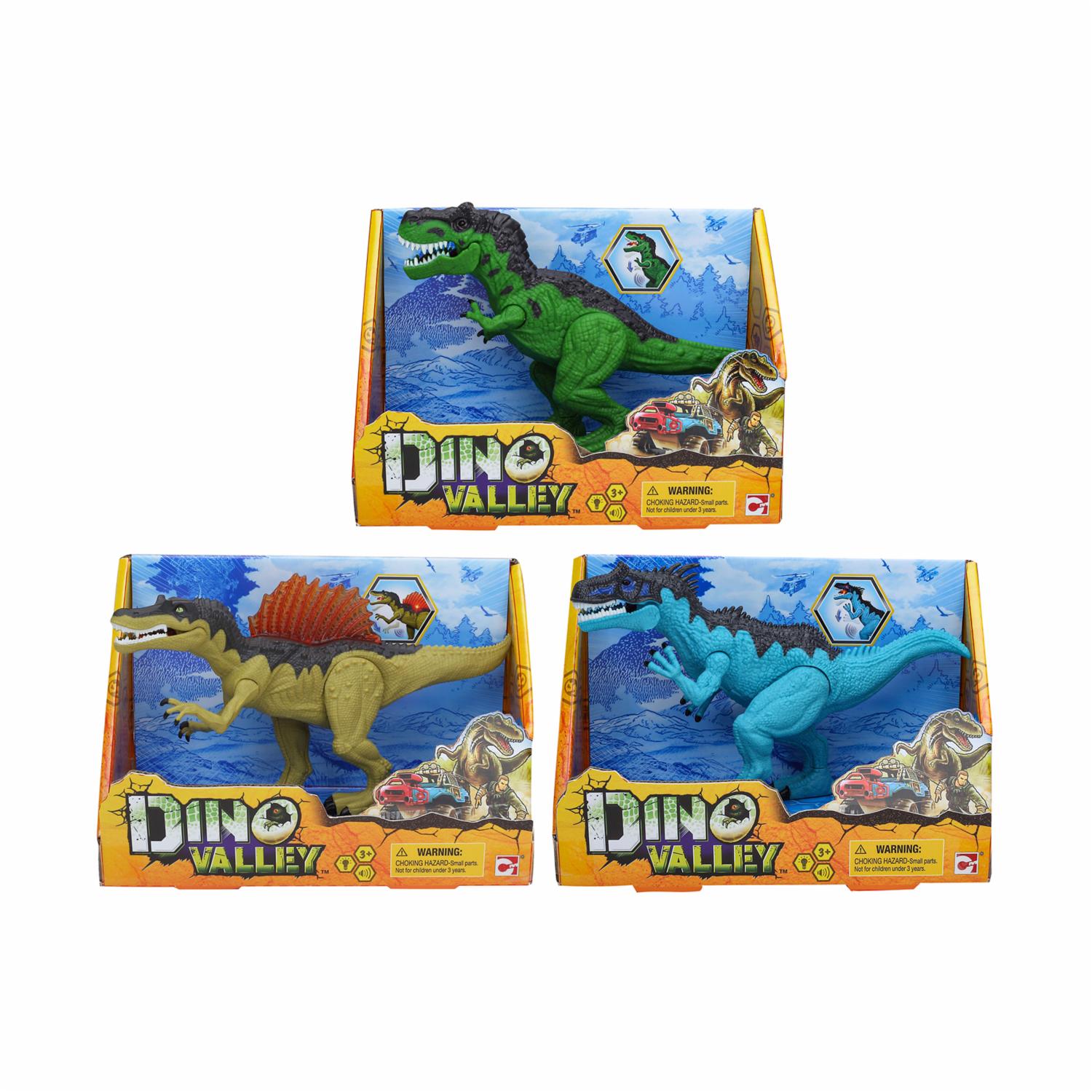 Set De Juego Ataque Del Dinosaurio DINO VALLEY Modelos Surtidos