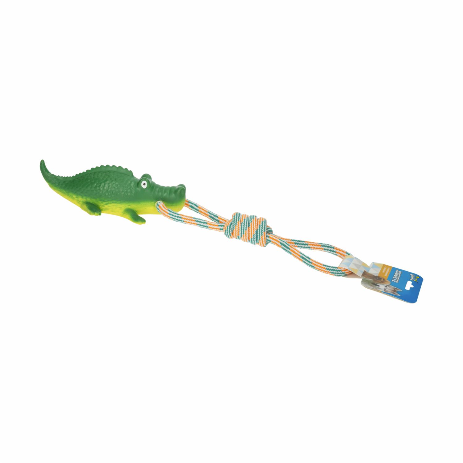 Juguete De Perro Cocodrilo Con Cuerda SOLEIL 1 Pieza