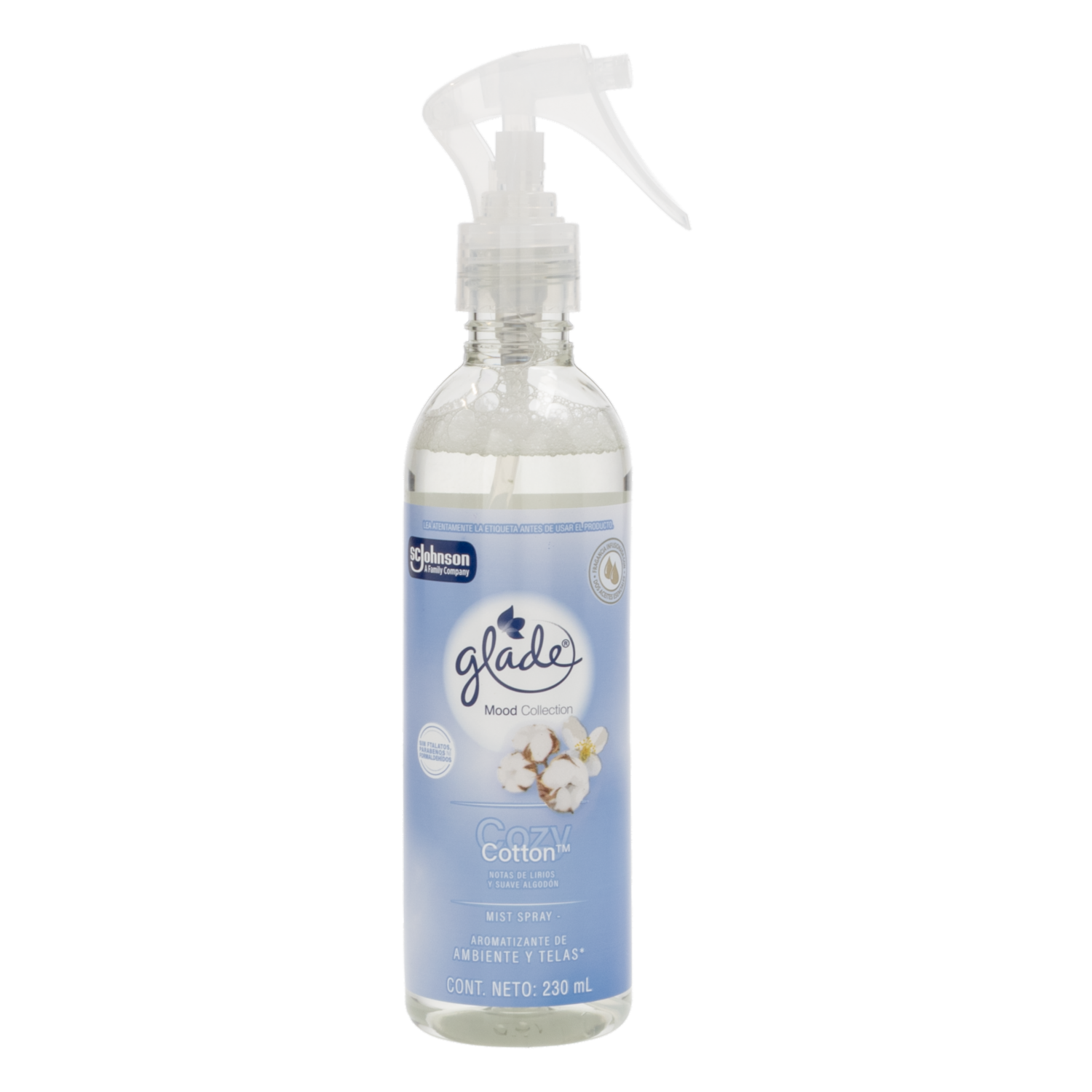 Aromatizante De Ambiente Y Telas Cozy Cotton GLADE 230 Ml