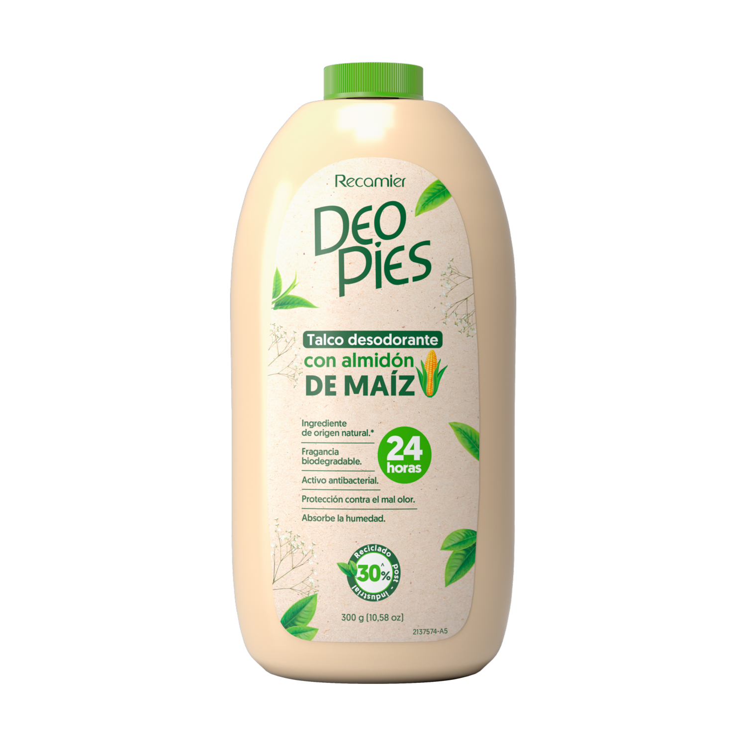Talco De Pies Desodorante Con Almidón De Maiz DEOPIES 300 G