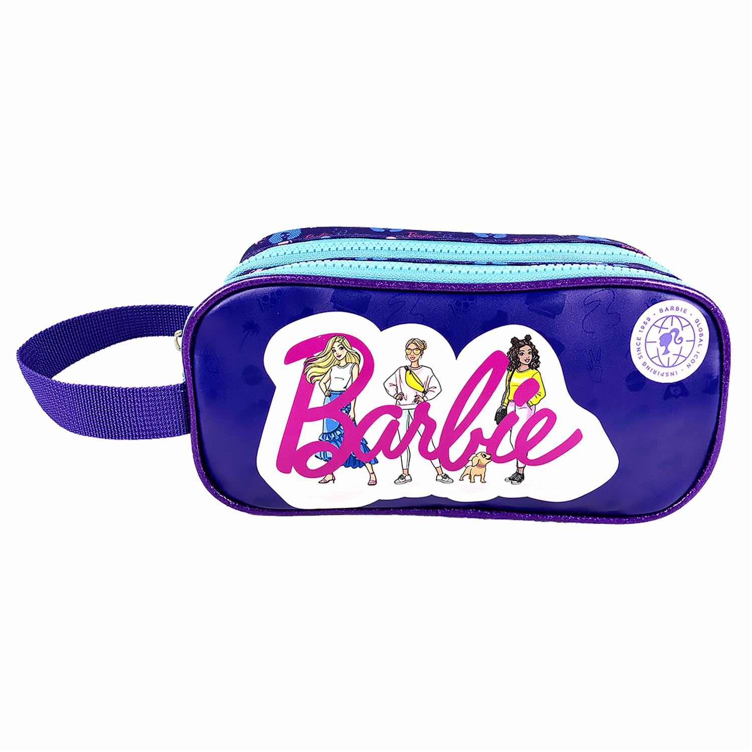 Cartuchera Niña Barbie 2 Bolsillos PRIMAVERA Premium