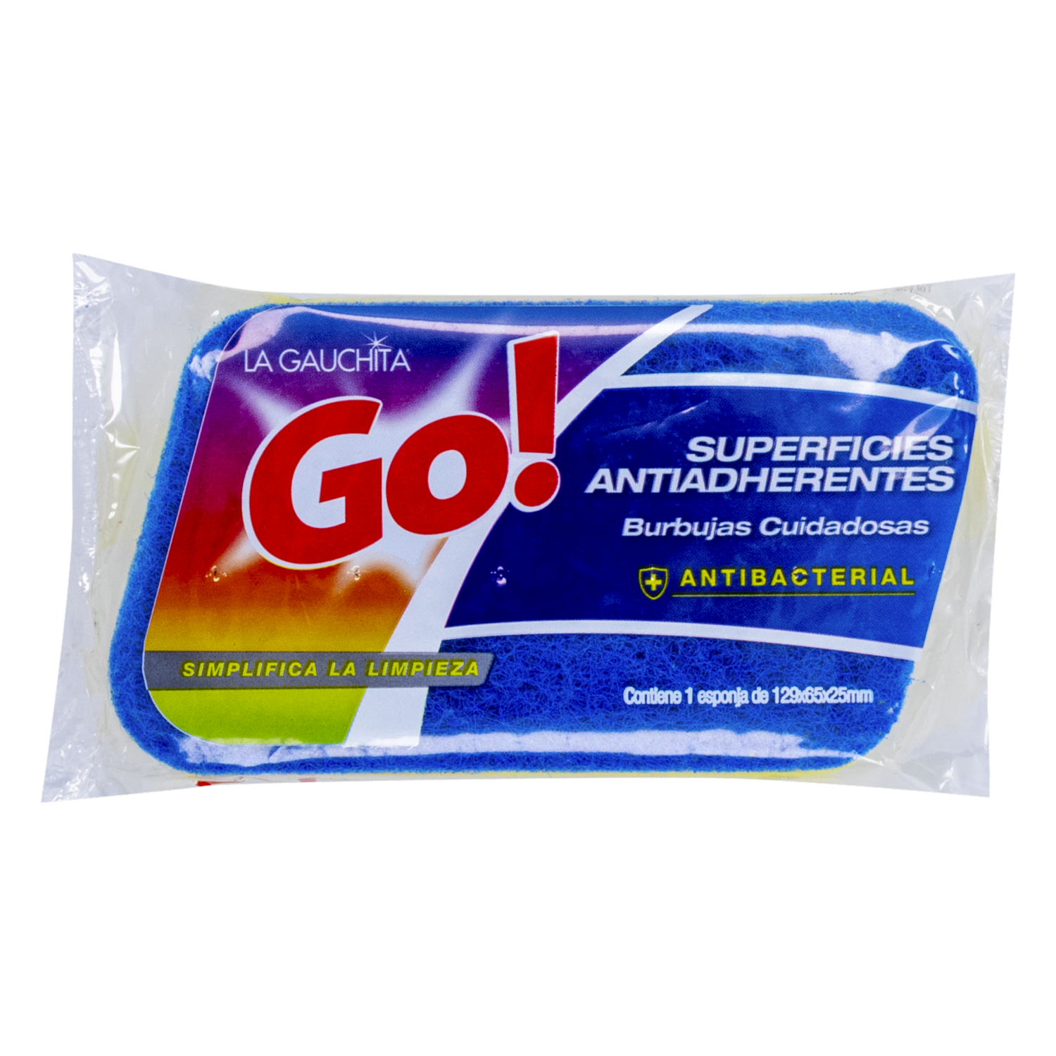 Esponja Lavavajillas Superficies Antiadherentes Burbujas Cuidadosas GO! Unidad