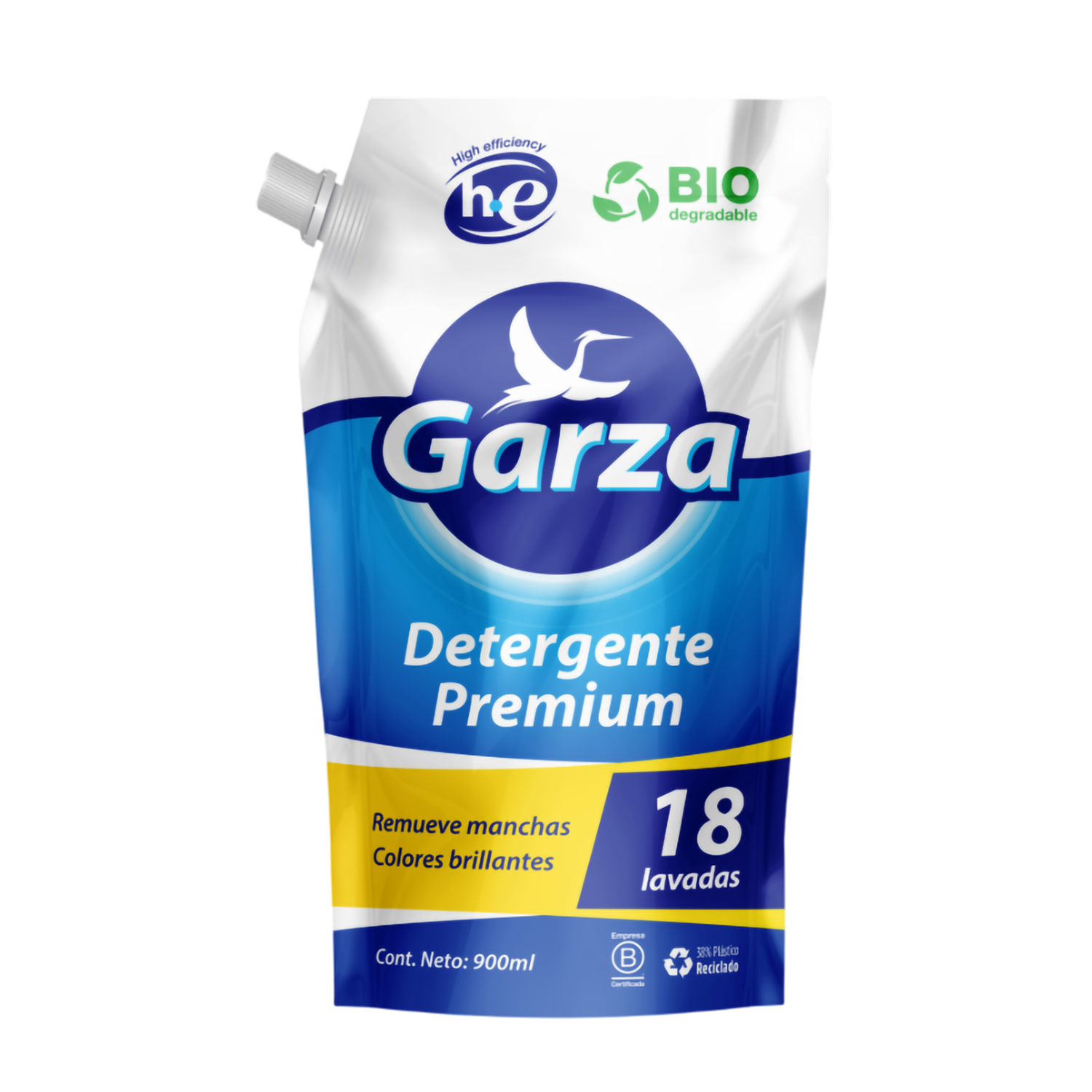 Detergente Líquido Premium 900 Ml GARZA
