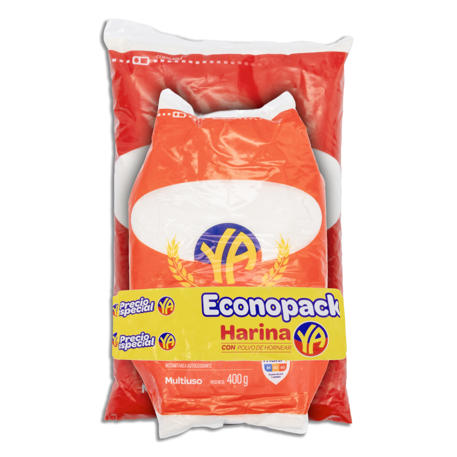 Harina Con Polvo De Hornear YA 900 G