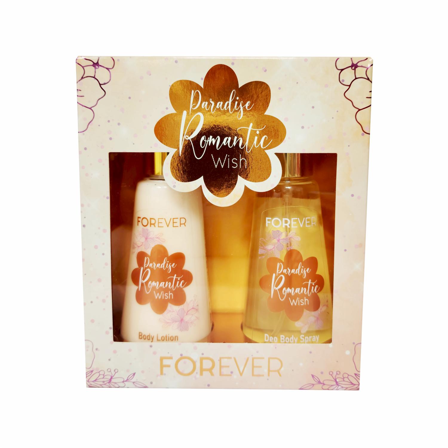 Set Para Dama Metaliza.Paradise Romantic Wish FOREVER 2 X 125 Ml