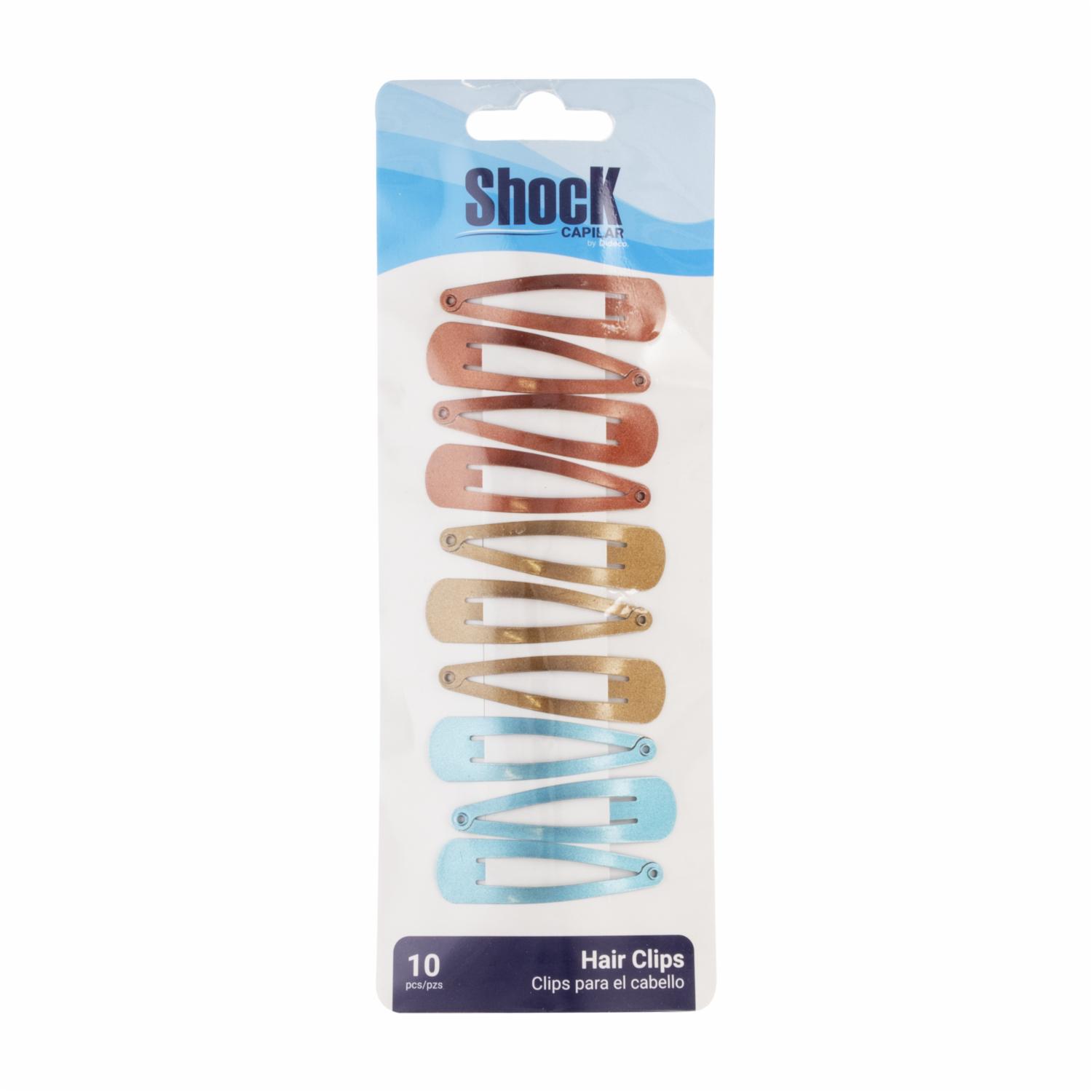 Vinchas De Cabello Tipo Clip Multicolor X10 SHOCK Paquete