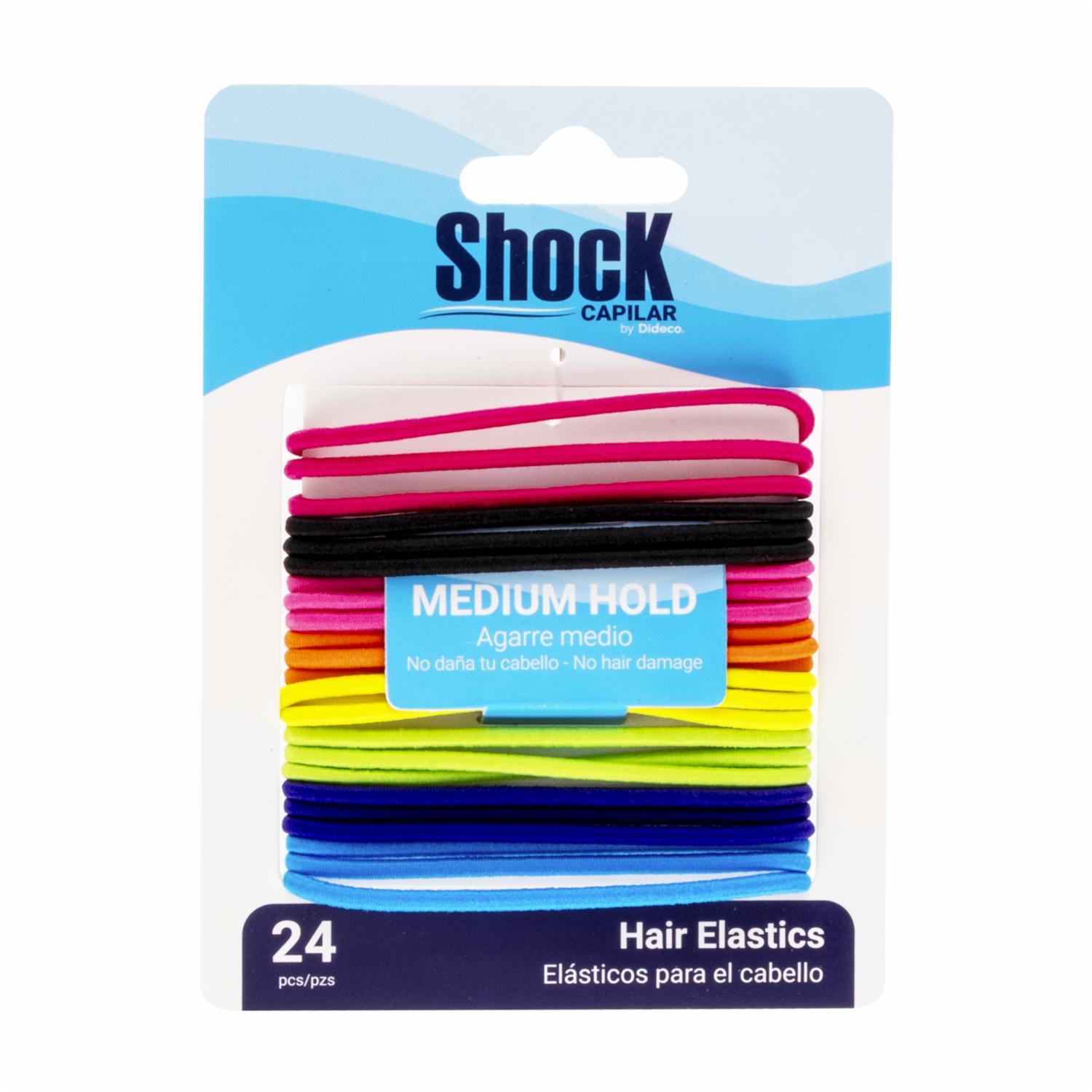 Vinchas De Cabello Tipo Elástico Varios Colores X24 SHOCK Paquete