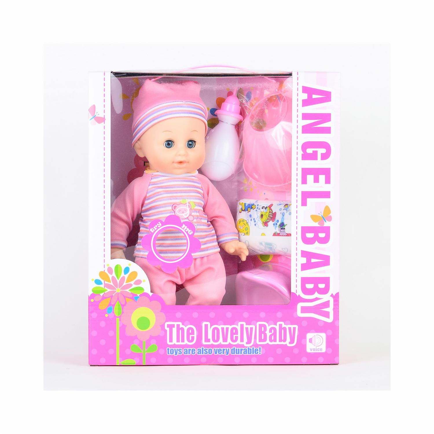 Muñeca Bebé Interactiva ANGEL BABY Incluye Accesorios