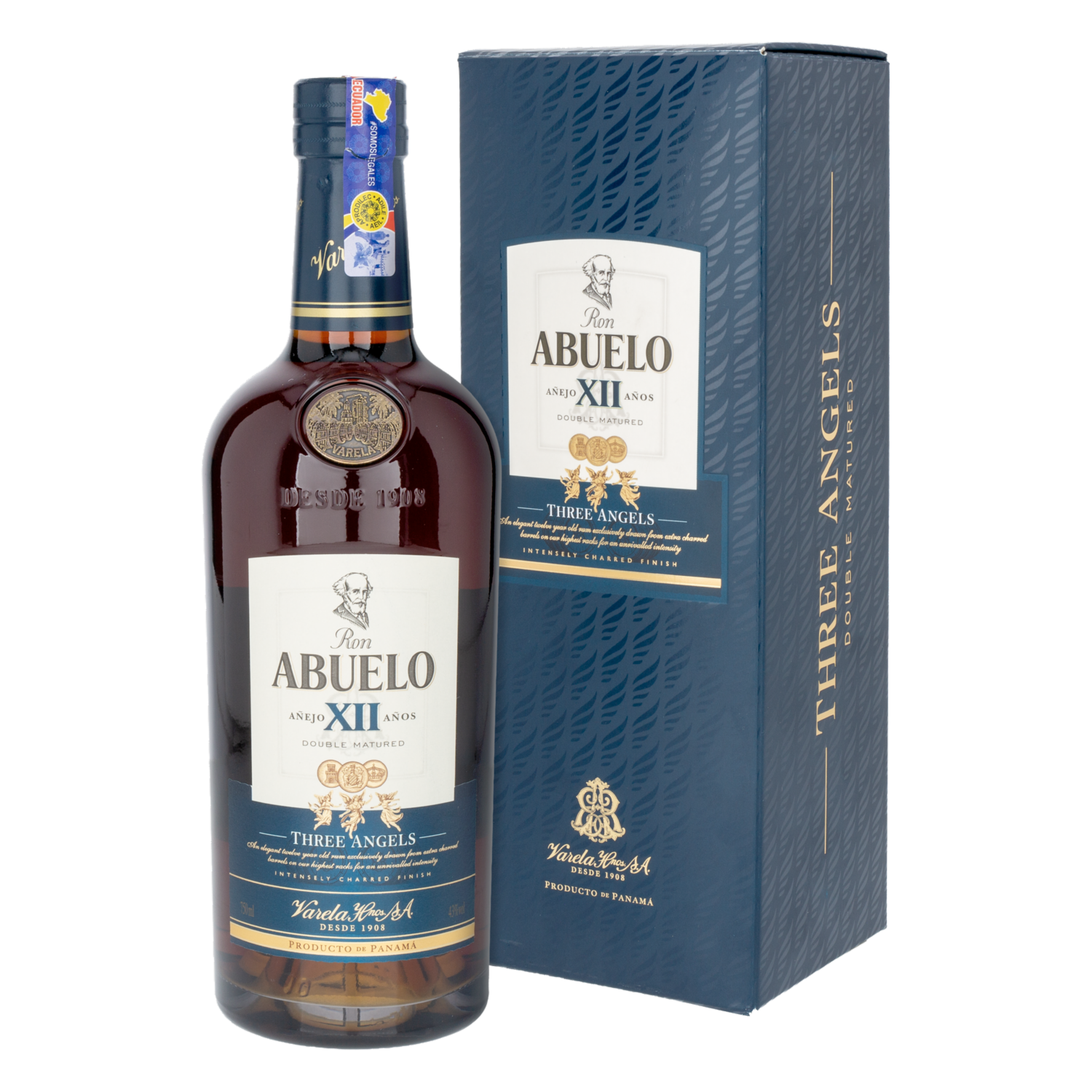 Ron Añejo Three Angels ABUELO 750 Ml
