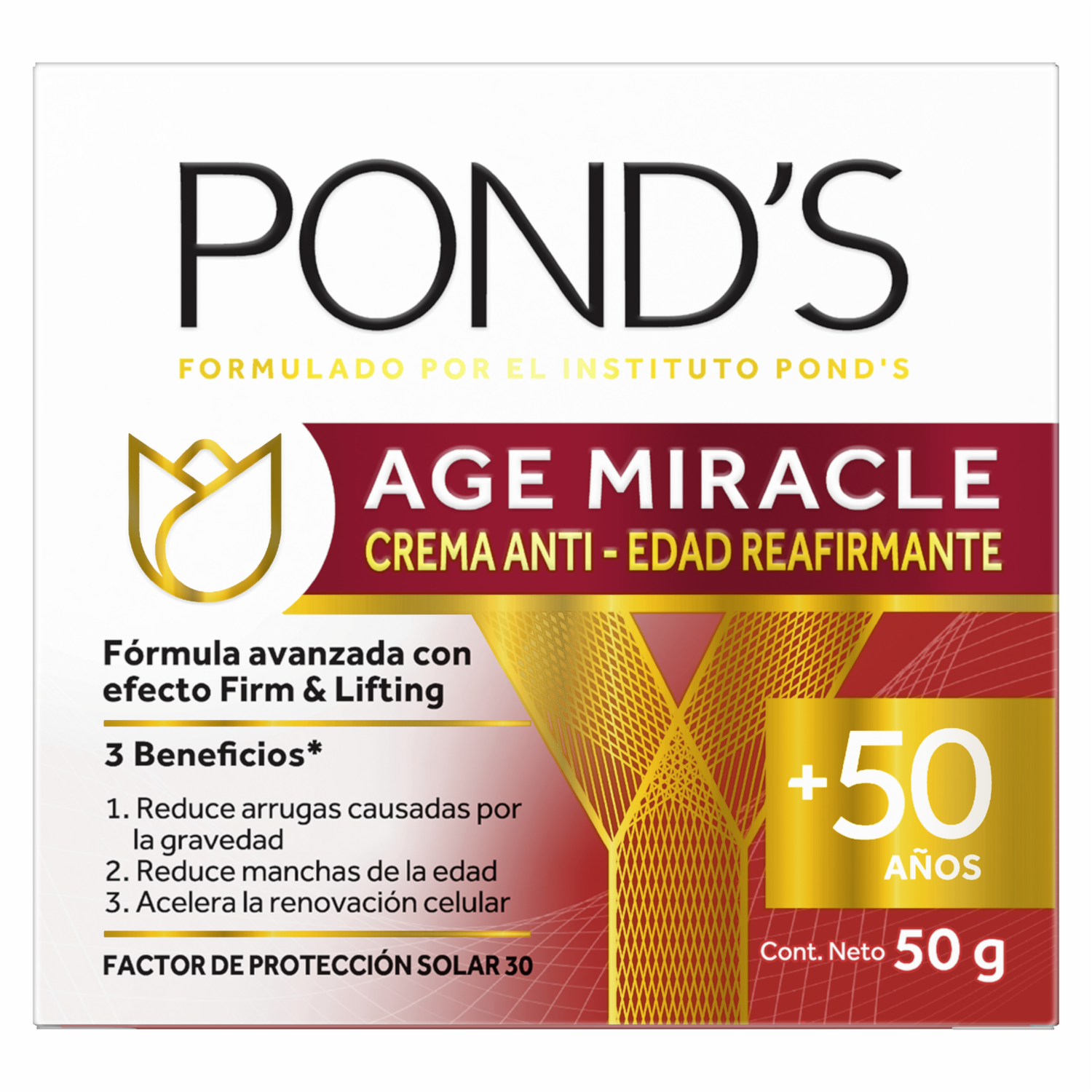 Crema Facial Age Miracle Firm&Lift POND’S 50 Ml
