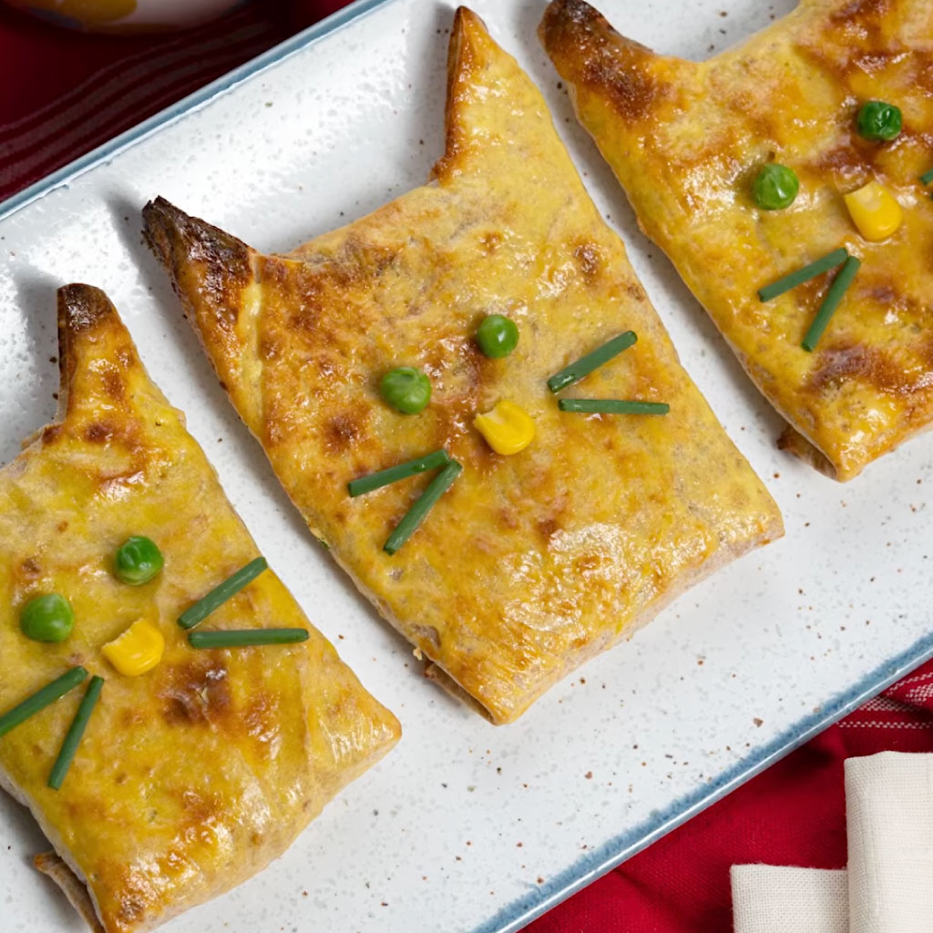 Burritos nutritivos con lentejas