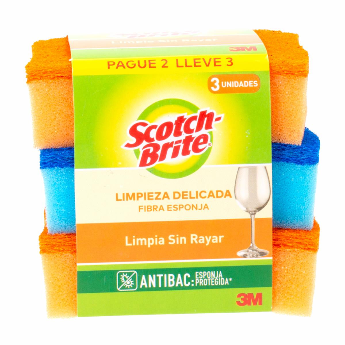 Esponja Cero Rayas SCOTCH-BRITE 3 Unidades